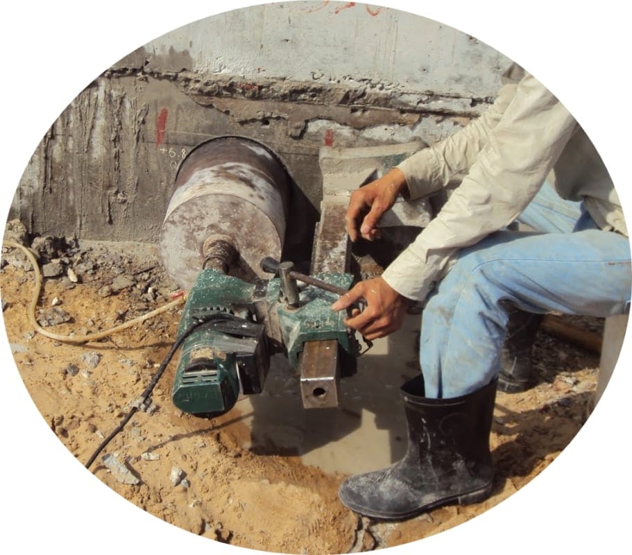 khoan cắt bê tông không tiếng ồn tại Tương Mai