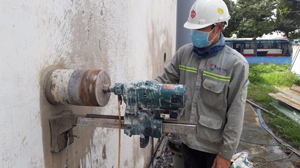 Khoan cắt bê tông tại Từ Sơn