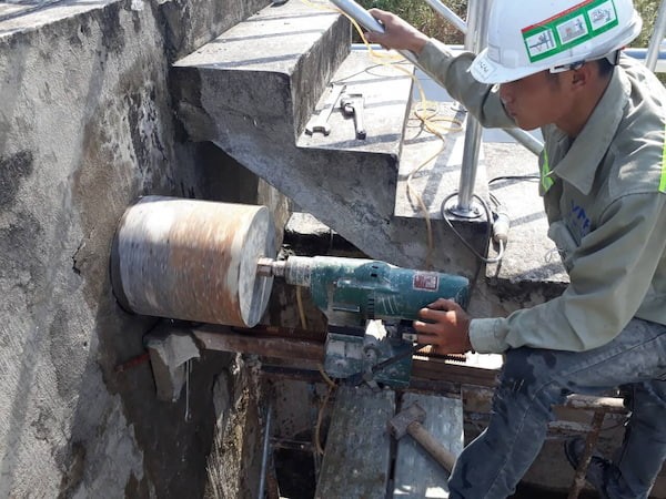 Khoan cắt bê tông tại Đại Lải