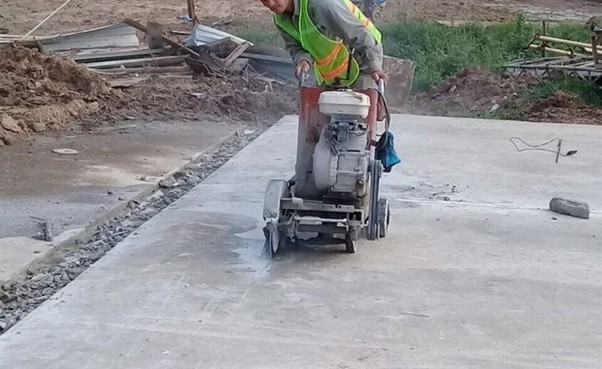 Khoan cắt bê tông tại khu công nghiệp Thăng Long