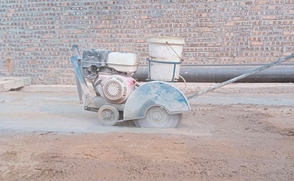 Khoan cắt bê tông tại Cầu Giấy